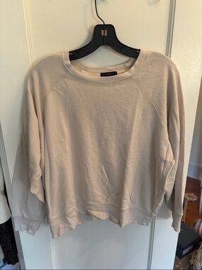 J. Crew Cream Crewneck Top